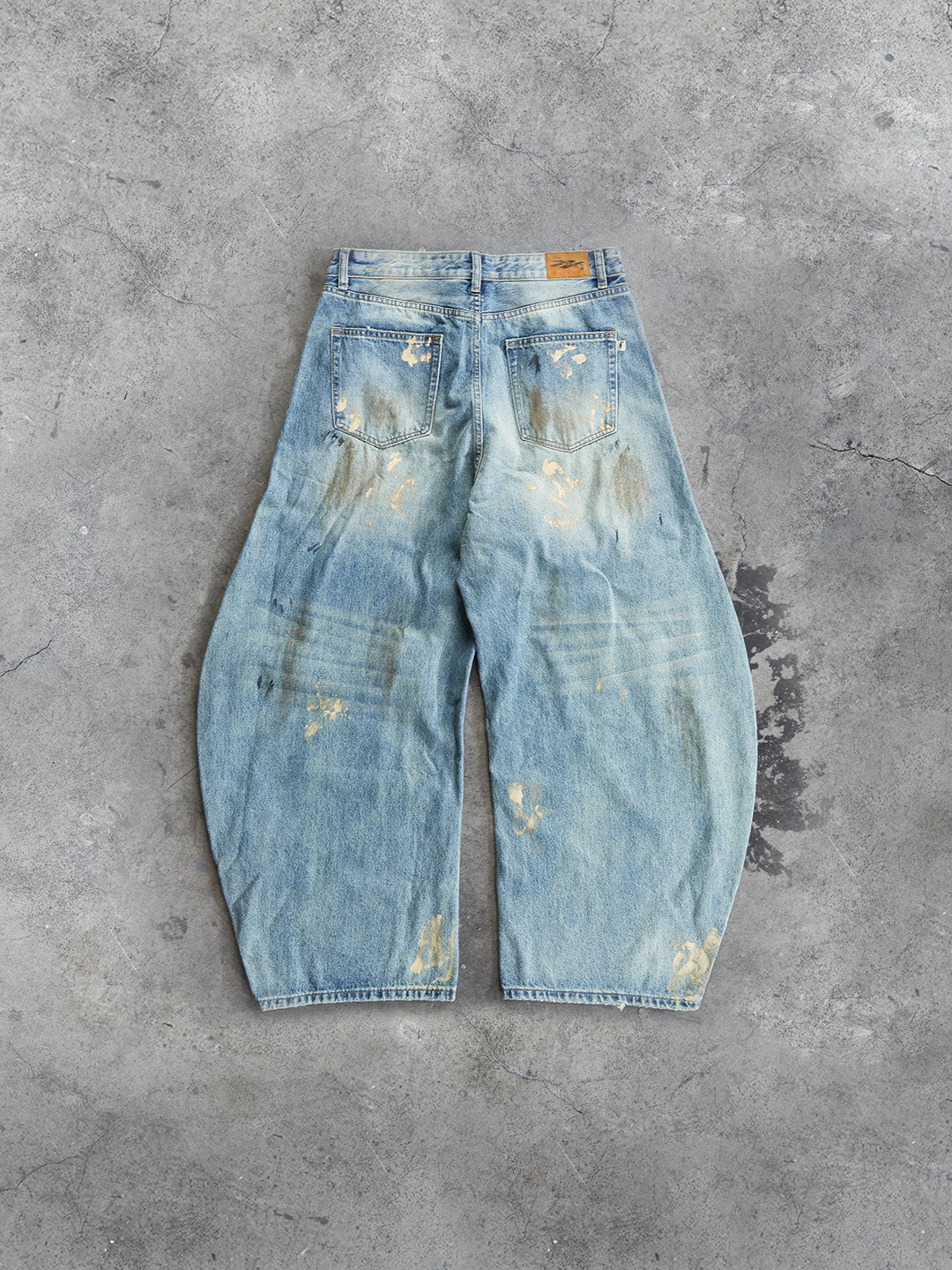Hand-Painted Vintage Jeans