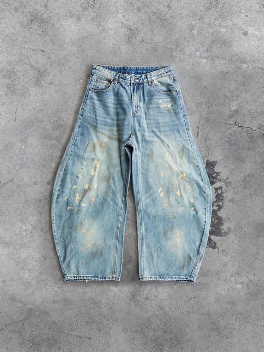 Hand-Painted Vintage Jeans
